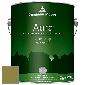 Benjamin Moore Aura 629 Waterborne Exterior Flat Finish краска цвет 2147-10 Oregano
