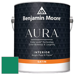 Benjamin Moore Aura 526 Waterborne Interior Satin Finish покрытие цвет 2044-20 Leprechaun