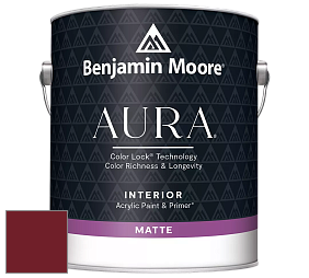 Benjamin Moore Aura 522 Interior Paint - Matte краска цвет RAL 3004 