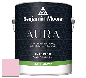Benjamin Moore Aura 528 Waterborne Interior Semi-gloss Finish краска цвет 2004-60 Pink Parfait