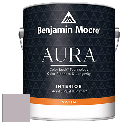 Benjamin Moore Aura 526 Waterborne Interior Satin Finish покрытие цвет AF-615 