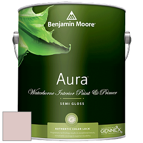 Benjamin Moore Aura 528 Waterborne Interior Semi-gloss Finish краска цвет 2102-60 Honey Hut