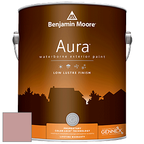 Benjamin Moore Aura 634 Waterborne Exterior Low Lustre Finish краска цвет 2092-50 Titanic Rose