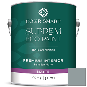 Краска COLOR SMART CS 619 SUPREM ECO PAINT матовая краска цвет 2122-30 Cloudy Sky
