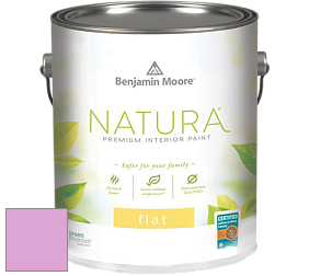 Benjamin Moore 512 Natura Interior Flat Finish матовая краска цвет 2077-50 Pretty Pink