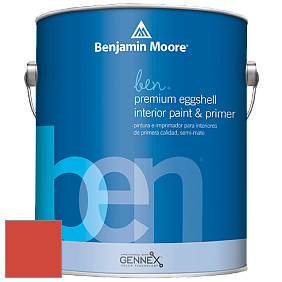 Benjamin Moore Ben W626 Premium Interior Latex Eggshell краска цвет 2013-10 Outrageous Orange