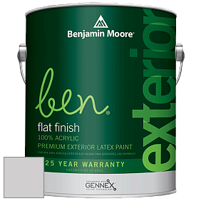Benjamin Moore Ben 541 Waterborne Exterior Flat Finish краска цвет 1451 Violet Pearl