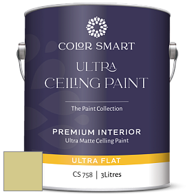 COLOR SMART CS 758 ULTRA CEILING PAINT ультраматовая краска цвет 2146-40 Pale Avocado