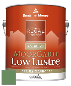 Benjamin Moore W103 Regal Select Exterior Paint-MoorGard Low Lustre Finish краска цвет 566 Bunker Hill Green