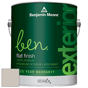 Benjamin Moore Ben 541 Waterborne Exterior Flat Finish краска цвет AC-37 BM AC-37