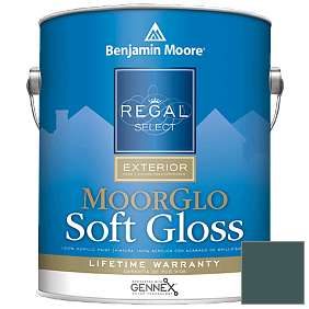Краска Regal Select Exterior Paint-Moor GloSoft Gloss Finish (W096) цвет 2053-10 Mallard Green