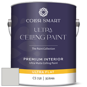 COLOR SMART CS 758 ULTRA CEILING PAINT ультраматовая краска цвет NCS S 1500-N 