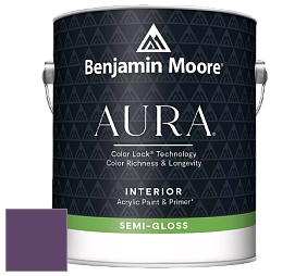 Benjamin Moore Aura 528 Waterborne Interior Semi-gloss Finish краска цвет NCS S 5040-R50B 