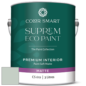 COLOR SMART CS 619 SUPREM ECO PAINT матовая краска цвет 695 Turquoise Mist