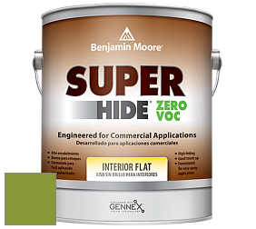 Benjamin Moore 355 Super Hide Zero Voc Interior Flat краска цвет NCS S 2070-G40Y 
