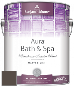 Benjamin Moore Aura 532 Bath & Spa Waterborne Interior Paint Matte Finish краска цвет 2112-10 Mink