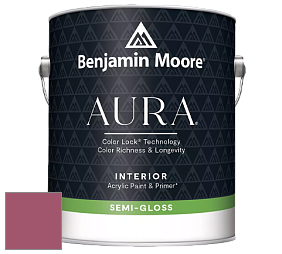 Benjamin Moore Aura 528 Waterborne Interior Semi-gloss Finish краска цвет NCS S 3050-R20B 