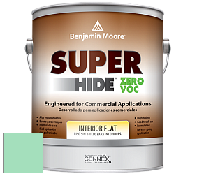 Benjamin Moore 355 Super Hide Zero Voc Interior Flat краска цвет 2037-50 Greenwood Lake