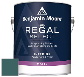 Benjamin Moore 548 IRegal Select Interior Paint - Matte краска цвет 2053-20 Dark Teal