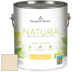 Benjamin Moore 512 Natura Interior Flat Finish матовая краска цвет 261 Norfolk Cream