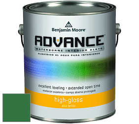 Benjamin Moore 794 Advance Interior Paint-High Gloss глянцевая алкидная эмаль цвет 2037-10 Amazon Moss