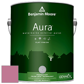 Benjamin Moore Aura 629 Waterborne Exterior Flat Finish краска цвет 2080-40 Wild Pink
