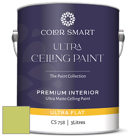 COLOR SMART CS 758 ULTRA CEILING PAINT ультраматовая краска цвет 2028-40 Pear Green