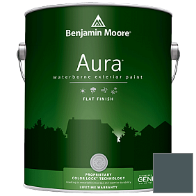 Краска Aura Waterborne Exterior Flat Finish (629) цвет 1652 Navy Masterpiece