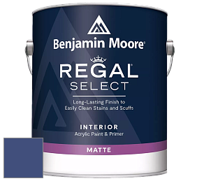 Benjamin Moore 548 IRegal Select Interior Paint - Matte краска цвет 2067-20 Starry Night Blue