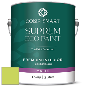 COLOR SMART CS 619 SUPREM ECO PAINT матовая краска цвет NCS S 0560-G50Y 