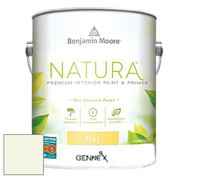 Benjamin Moore 514 Natura Interior Semi-Gloss Finish краска цвет OC-124 Alpine White
