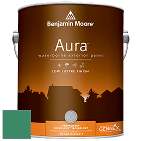 Benjamin Moore Aura 634 Waterborne Exterior Low Lustre Finish краска цвет 594 Peridot