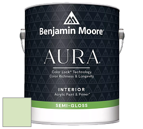 Benjamin Moore Aura 528 Waterborne Interior Semi-gloss Finish краска цвет NCS S 0520-G30Y 