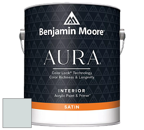 Benjamin Moore Aura 526 Waterborne Interior Satin Finish покрытие цвет 868 Mountain Mist