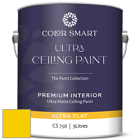 COLOR SMART CS 758 ULTRA CEILING PAINT ультраматовая краска цвет 2023-30 Sun Porch