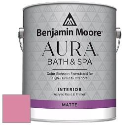 Benjamin Moore Aura 532 Bath & Spa Waterborne Interior Paint Matte Finish краска цвет NCS S 1050-R20B 