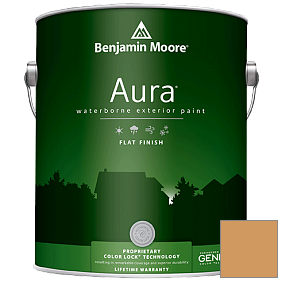 Краска Aura Waterborne Exterior Flat Finish (629) цвет 189 Morgan Hill Gold