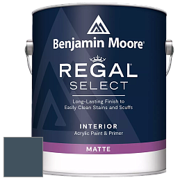 Benjamin Moore 548 IRegal Select Interior Paint - Matte краска цвет 2062-20 Gentleman's Gray