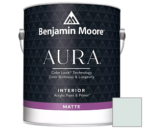 Краска Benjamin Moore Aura Interior Paint - Matte (522) цвет 715 In Your Eyes