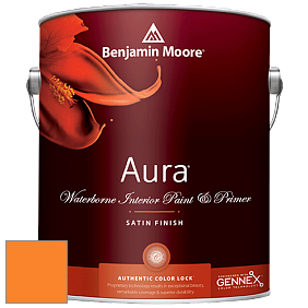 Benjamin Moore Aura 526 Waterborne Interior Satin Finish покрытие цвет RAL 2003 
