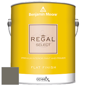 Benjamin Moore 547 Regal Select Waterborne Interior Flat Finish краска цвет 2139-30 Sharkskin