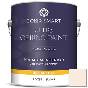 Краска COLOR SMART CS 758 ULTRA CEILING PAINT ультраматовая краска цвет 2157-70 Ivory Tower