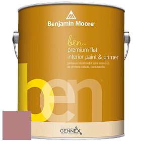 Benjamin Moore Ben W625 Premium Interior Latex Flat краска цвет NCS S 3030-R 