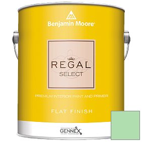 Краска Benjamin Moore 547 Regal Select Waterborne Interior Flat Finish краска цвет 2033-50 Bud Green