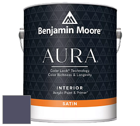 Benjamin Moore Aura 526 Waterborne Interior Satin Finish покрытие цвет 2069-20 Blackberry Wine