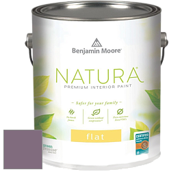 Benjamin Moore 512 Natura Interior Flat Finish матовая краска цвет NCS S 5020-R40B 