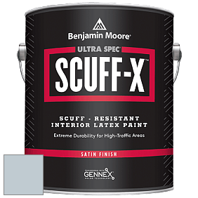 Benjamin Moore 486 Ultra Spec SCUFF-X Interior Satin Finish краска цвет 2129-60 Mt. Rainier Gray