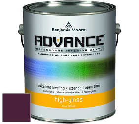 Benjamin Moore 794 Advance Interior Paint-High Gloss глянцевая алкидная эмаль цвет RAL 4007 