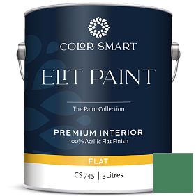 Краска COLOR SMART CS 745 ELIT PAINT глубокоматовая моющаяся краска цвет 2038-20 Irish Clover