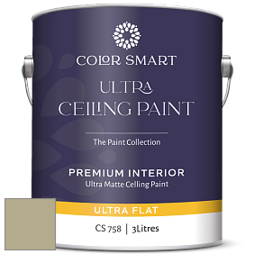 COLOR SMART CS 758 ULTRA CEILING PAINT ультраматовая краска цвет AF-410 
